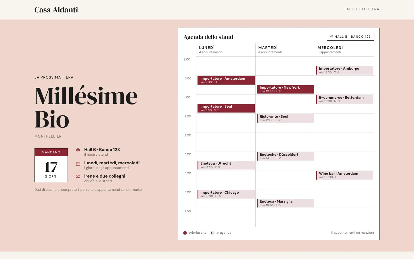 Il template «Atelier» come si vede aprendolo