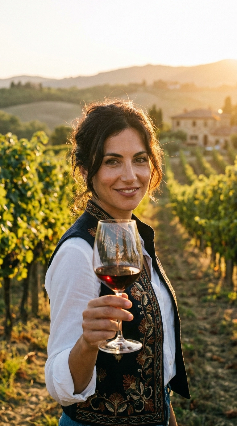 Sommelière donna